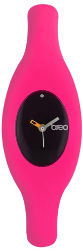 Breo Venture Woman's Neon Pink Rubber Strap Watch Medium