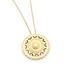 Gold Sun Motif Necklace