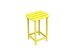 26" Recycled Earth-Friendly Venice Beach Outdoor Side Table - Sunshine Yellow