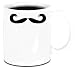 Rikki Knight Handlebar Mustache Photo Quality 11 oz Ceramic Coffee Mug cup