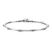 10K White Gold 1/2 ct. Blue and White Diamond Tennis Bracelet