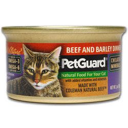 PetGuard Coleman Natural Beef & Barley Dinner For Cats
