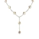 Sterling Silver Coin Freshwater Cultured Pearl 
