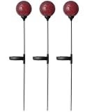Westinghouse 226113-41RD  3 Piece Solar Mosaic Ball Set, Red