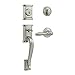 Kwikset 800ADH/966ADL-US15 Satin Nickel Ashfield Single Cylinder Handleset with Ashfield Lever