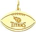 14K Gold NFL Tennessee Titans Logo Football Charm