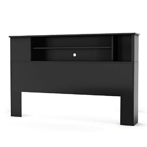 South Shore Furniture, Vito Collection, Full Queen Bookcase Headboard (54 60��), Pure...