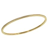 Thin Round Channel Diamond Bangle Bracelet .75cttw