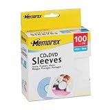 Memorex 3202-1961 CD and DVD Sleeves