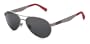 Bolle Boulevard Sunglasses, Satin Silver with Polarized TNS Lens