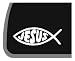 Jesus Fish Car Decal / Sticker