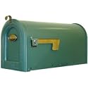Solar #MB420HG Green Rural Mailbox