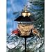Coach Lamp bird Feeder - 12X17 Inch - White