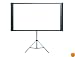 Epson Duet  80-Inch Dual Aspect Ratio Projection Screen, Portable 4:3 and 16:9 Aspect Ratio Screen (ELPSC80)