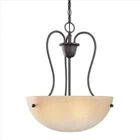 Fenwick Large Pendant in Painted Bronze by Thomas Lighting