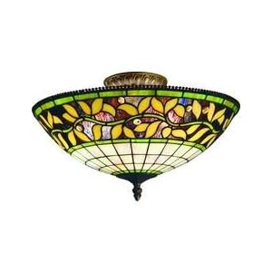 Tiffany lamp Tiffany Semi-Flush Ceiling Light Fixture