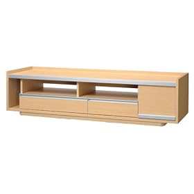 【クリックで詳細表示】オークス TVボード LC2-NA ナチュラル： ホーム＆キッチン