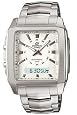 Casio #EFA130D-7AV Men`s Stainless Steel Analog Digital Watch