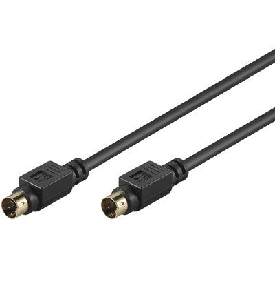 Goobay AVK 157 - 1000 Audio / Video Kabel (10 m, 4 polig mini DIN Stecker auf 4 polig mini DIN Stecker)