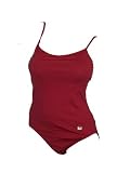 Anne Klein Red Lingerie Tank Swimsuit 14