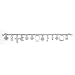 13 Dangling CZ Charm Bracelet