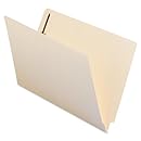 Smead End Tab Fastener File Folder, Shelf-Master&reg; Reinforced Straight-Cut Tab, 2 Fasteners, Legal Size, Manila, 50 per Box (37115)