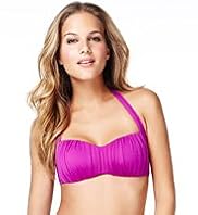 Halterneck Ruched Bikini Top