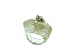 Rutilated Quartz Gold & Silver Frog Motif Ring