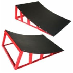 Mojo Skateboard or BMX bike Launch Ramp - Red by MOJO RAILS