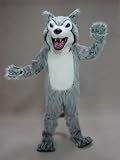 View Fierce Husky Mascot Costume Fierce Husky Mascot Costume Picture