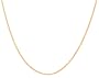 14k Yellow Gold 2mm Double Rolo Chain Necklace, 18"