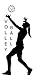 Volleyball Girl's - wall Decal - sticker - 13