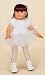 White Ice Skating Costume, COMPLETE Outfit - SKATES INCLUDED! Fits 18
