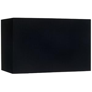 Black Rectangular Hardback Lamp Shade 8/16x8/16x10 (Spider)