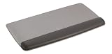 3M(TM) Wrist Rest for Keyboard, Gel, Adjustable Platform, Black Leatherette
