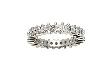 2.50 CT PRINCESS DIAMOND ETERNITY WEDDING RING