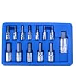 Pro-Grade 13-Piece Hex Wrench Bit Socket Set - SAE