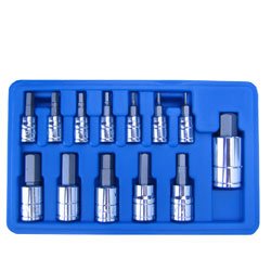 Neiko Pro Grade 13-Piece Allen Hex Bit Socket - Metric MM by Neiko Tools
