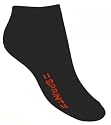 8 Paar Sneaker "Sprint" Qualitäts-Herrensocken in schwarz. Top Qualität mit hohem Baumwollanteil und Elasthan