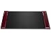 Burgundy 24kt Gold Tooled 34x20 Side-Rail Desk Pad