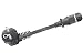 5m Euro Schuko Plug To Iec Socket Lead 10a Black Power Mains