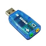 Virtual 5.1-surround USB 2.0 External Sound Card