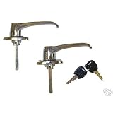 2 New Jeep 76-80 hard doors handles w locks keys Door by Rugged Ridge