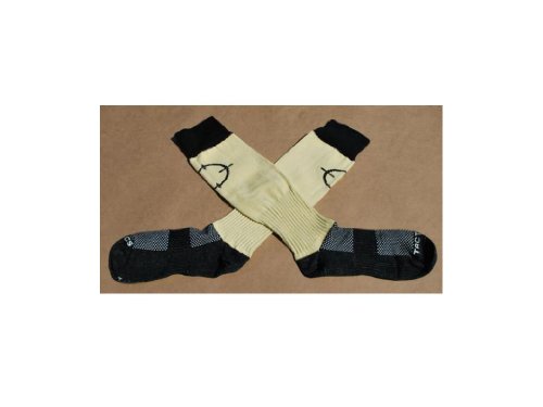 Tactics Armored Hockey Skate Socks. Youth-Medium. TAAB-Youth-Medium