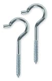 Hooks Ceiling Hook,Zinc,Length 2 In,PK 20
