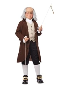 California Costumes boys Big Boys' Benjamin Franklin Costume 2X-Large (14-16)