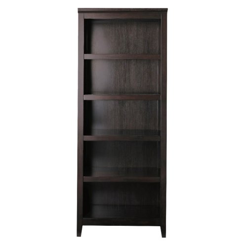 5 Shelf Bookcase Espresso