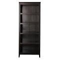 5 Shelf Bookcase Espresso
