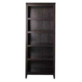 Carson 5-Shelf Bookcase - Espresso