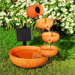 Sunny Cascade Solar Fountain - TC Mosaic